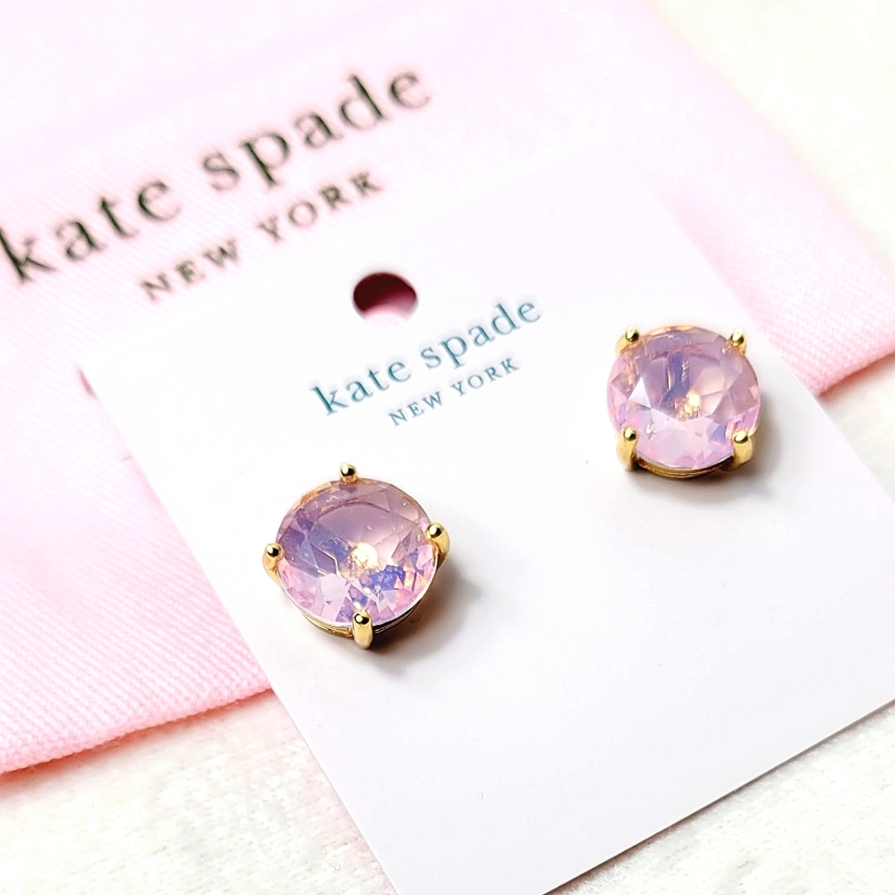 Kate Spade Pink Opal Gum Drop Earrings - Picture 6 of 6